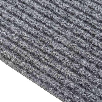 Berkfield Home Dirt Trapper Carpet Runner 100x400 cm Grey | Size: 100 cm diameter