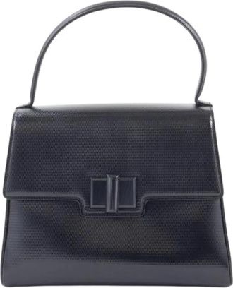 Gucci Pre-owned Vintage Handtas - Dames - Vintage Handtas - Zwart - ONE Size - Leer - Vintage