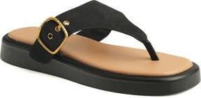 New York & Company Jett Platform Wedge Flip Flop in Black at Nordstrom Rack, Size 10