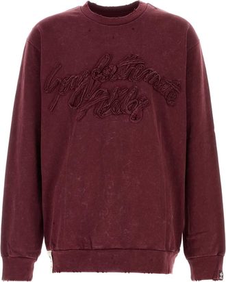 adidas Felpa In Cotone Bordeaux