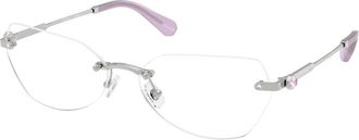 Swarovski Sk 1031 Optical Frame - Dames - Brillen - Grijs - 58 MM - Accessoires