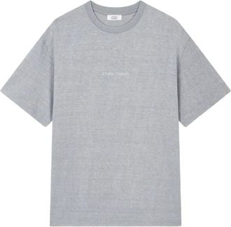 STUDIO TOMBOY T-shirt in cotone con logo - Grigio