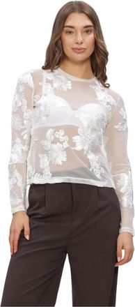 Copenhagen Muse Cmflow Blouse - Dames - Blouses - Wit - M - Leer - Overhemden