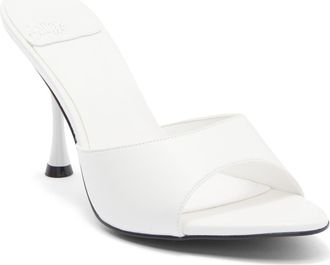 Jeffrey Campbell Agent Slide Sandal in White Gloss at Nordstrom, Size 6.5