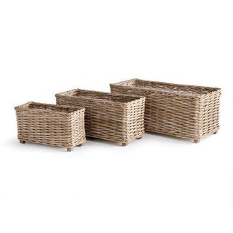 Napa Home & Garden Haley Planters, Set of 3 in Beige at Nordstrom