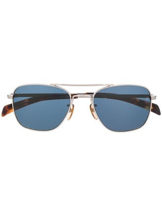 Eyewear by David Beckham Occhiali da sole con lenti colorate - Argento