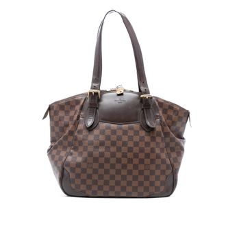 Louis Vuitton Pre-owned Womens Damier Ebene Verona Gm - Brown Textile - One Size