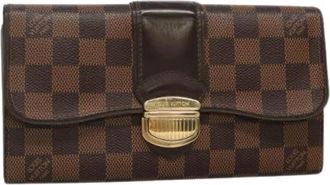 Louis Vuitton Pre-owned Wallets, female, Brown, Size: ONE SIZE Pre-owned Canvas Wallet