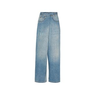 Maison Margiela Wrap-front Denim Jeans