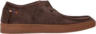 Paul Smith Bruine Su&egrave;de Vargo Veterschoenen - Heren - Veterschoenen - Bruin - 43 EU - Su&egrave;de - Schoenen