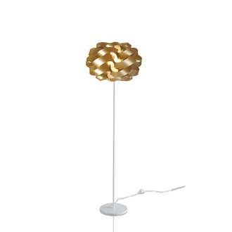 Linea Zero Linea Zero - Lampada Da Terra Moderna 1 Luce Cloud In Polilux Oro Made In Italy