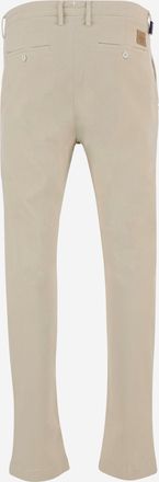 Jacob Cohen Mens Pants Stretch Cotton-Blend Ivory Lyocell Trousers