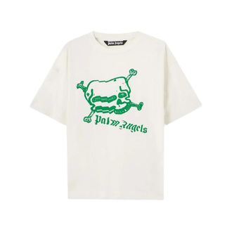 Palm Angels Uomo, Top, Bianco, XL, new