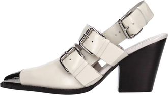 Jeffrey Campbell Georgiana Sandaal - Dames - Pumps - Beige - 36 EU - Leer - Schoenen