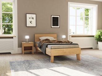 HOME AFFAIRE Massivholzbett »Chavot I« wahlweise in Kernbuche oder Wildeiche erhältlich