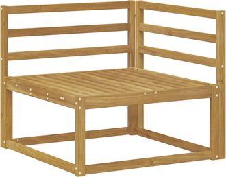 vidaXL Sof&aacute; Esquinero De Exterior Blanco 83 X 83 X 73 Cm Vidaxl