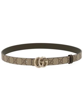 Gucci Beige Logo Buckle Belt