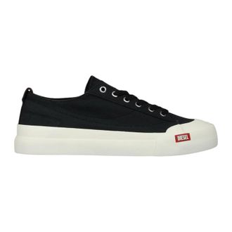 Diesel Heren S-Athos lage canvas sportschoenen (Wit)
