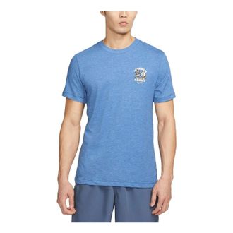 Nike Dri-fit Training T-Shirt Blue FD0138-456