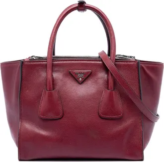 Prada Pre-owned Prada Glace Calf Twin Pocket Satchel Ladies 0M9TWGSI3K8TJHC3