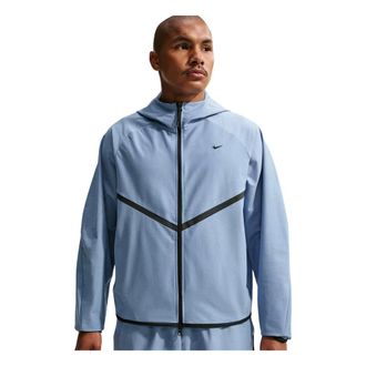 Nike Tech Shori Knit Full-Zip Windrunner Jacket - Heren - Sport - Blauw - Maat: XS Spandex