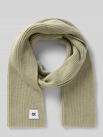 OPUS Schal mit Woll-Anteil in Strick-Optik in Schilf, Gr&ouml;&szlig;e 1