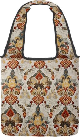 Generic 871427_1 Reversible Canvas Shoulder Tote - Double-Sided Print, 12oz Cotton, 27cm Drop, Fold-Flat Bag for Travel, Shopping, Street Outings