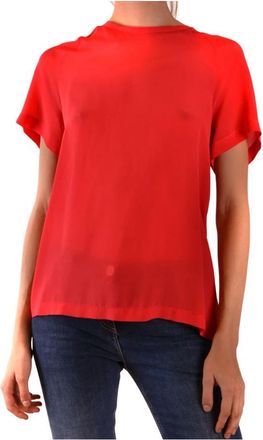 Pinko T-Shirt - Dames - T-shirts - Rood - XS - Tops