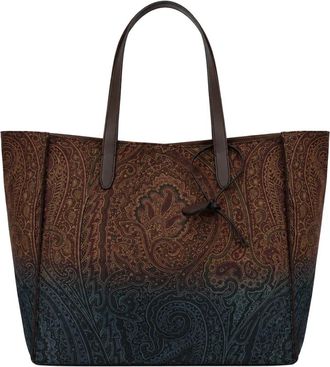 Etro Tas - Dames - Shoppers - Bruin - ONE Size - Leer - Tassen