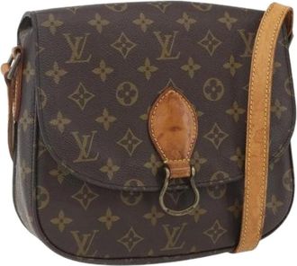 Louis Vuitton Pre-owned Cross Body Bags, female, Brown, Size: ONE SIZE Pre-owned Canvas Cross Body Bag