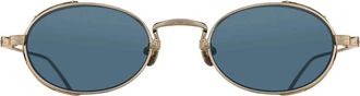 Matsuda Ovale Zonnebril - Dames - Zonnebrillen - Geel - ONE Size - Accessoires