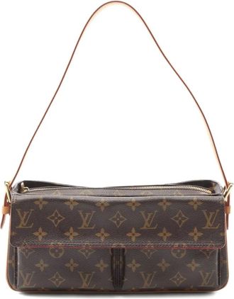 Louis Vuitton Borsa a spalla Vivacit MM 2006 - Marrone
