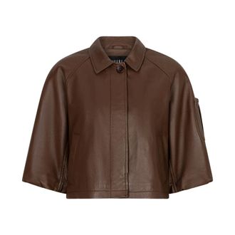 Ibana Jaliana Jacket - Dames - Jassen - Bruin - Maat: L Leer