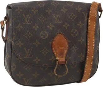 Louis Vuitton Pre-owned Cross Body Bags, female, Brown, Size: ONE SIZE Pre-owned Vintage Canvas Cross Body Bag