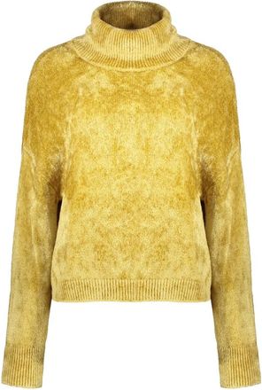 Herno Turtleneck Trui - Dames - Coltruien - Geel - XL - Truien & Vesten