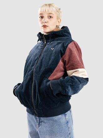 Iriedaily Blotchy Cord Jacke blau