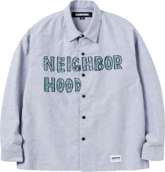 Neighborhood Camicia con ricamo - Grigio