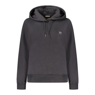 Napapijri Zwarte Katoenen Dames Hoodie