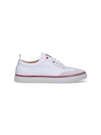 Thom Browne Tricolor Detail Sneakers - White