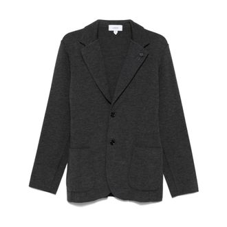 Lardini Blazers, male, Gray, L, Grey Jacket for Men