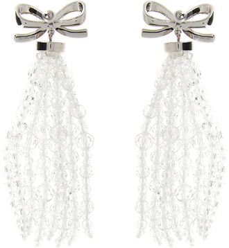 Self Portrait Womens Silver Copper Earrings