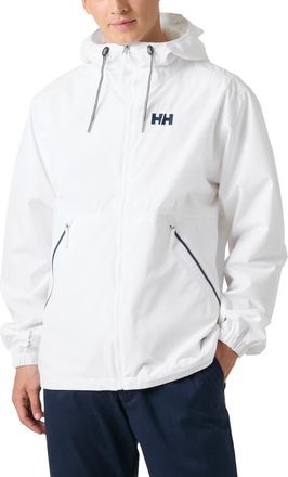 Helly Hansen Sandoy Waterproof Rain Jacket in White at Nordstrom, Size Xx-Large