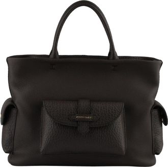 Pourchet Reporter Bag - Dames - Shoppers - Bruin - ONE Size - Leer - Tassen