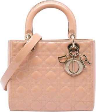 Dior Pre-owned Leather dior-bags - Dames - Vintage Handtas - Bruin - ONE Size - Vintage