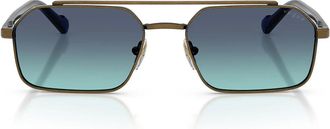 Vogue Sunglasses Vo4356 S 51374 S Antique Gold/Blue Gradient Blue Men