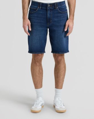 Lee Jeansshorts LEE XM 5 POCKET, Herren, Gr. 32, N-Gr, cyrax, Denim/Jeans, Obermaterial: 71% Baumwolle, 28% Polyester, 1% Elasthan, regular fit knielang, 
