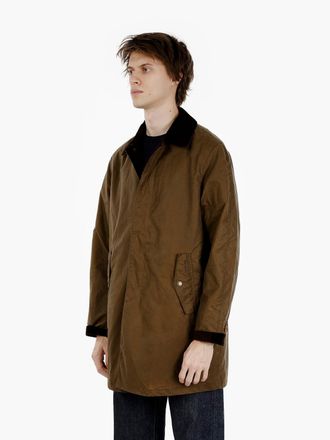 Barbour Wax trench coat tan
