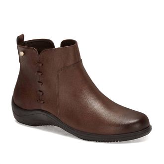 Andrea Womens Comfort Booties In Brown