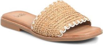 S&ouml;fft Elsa Slide Sandal in Tan at Nordstrom, Size 7.5