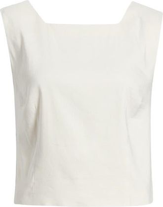 Nordstrom Linen Blend Shell Top in Ivory Tofu at Nordstrom, Size Xx-Large